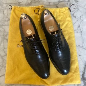 John Lobb Leather Oxford Loafers